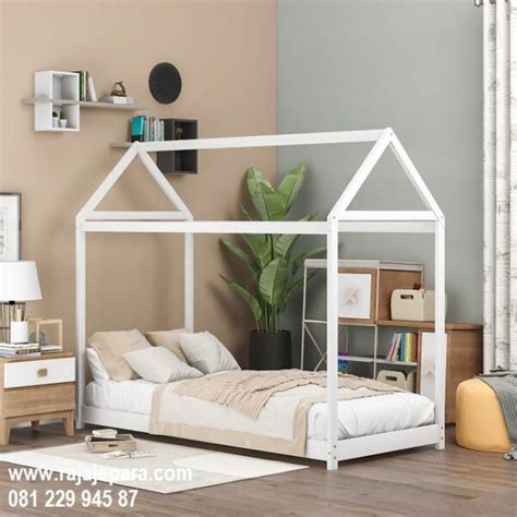 Untuk membiasakan anak tidur sendiri secara tidak langsung anda mengajarkan mereka untuk mandiri. Tempat Tidur Anak Laki-Laki Minimalis - rajajepara.com