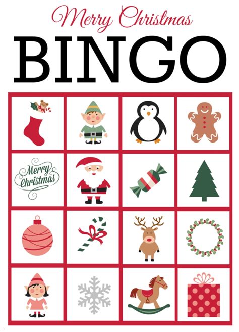 Christmas Bingo Card 20 6 Free Pdf Printables Printablee