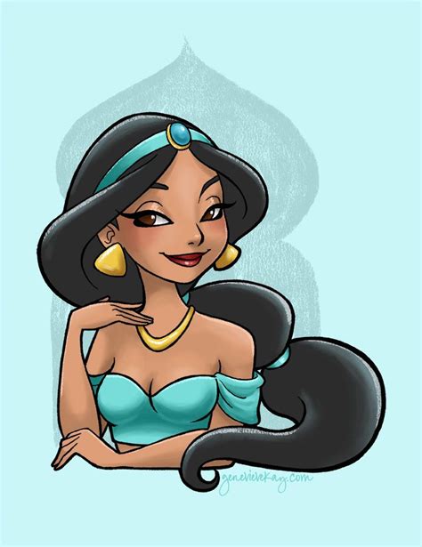 Jasmine By Genevievekay Disney Jasmine Disney Princess Art Disney