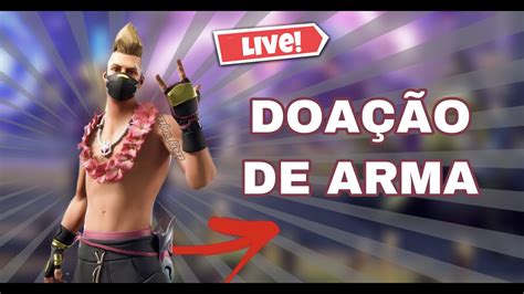 FORTNITE SALVE O MUNDO AO VIVO DOAÇÃO DE ARMAS YouTube