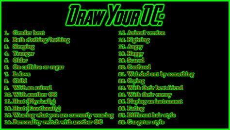 Draw Your Oc Meme By Sadcartoongirl On Deviantart