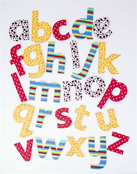 Feely Fabric Letters Early Years Sensory Alphabet