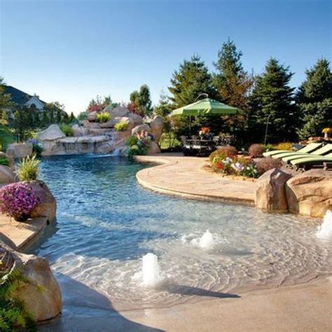 30 Natural Beach Swimming Pool Designs For Small Yard Dream Backyard