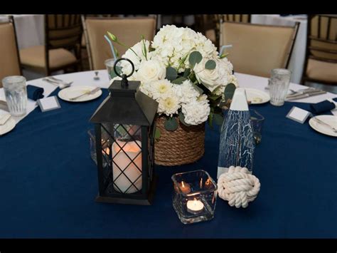 Here is our complete list covering rustic, acrylic & glittery options for your table numbers ideas. Nautical wedding centerpiece | Nautical wedding ...
