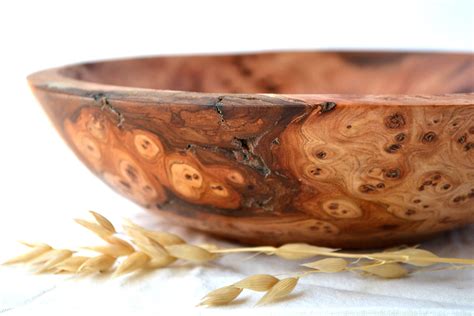 Wood Bowl Beautiful Rare Hand Turned Rustic Chunky Wooden Etsy Uk