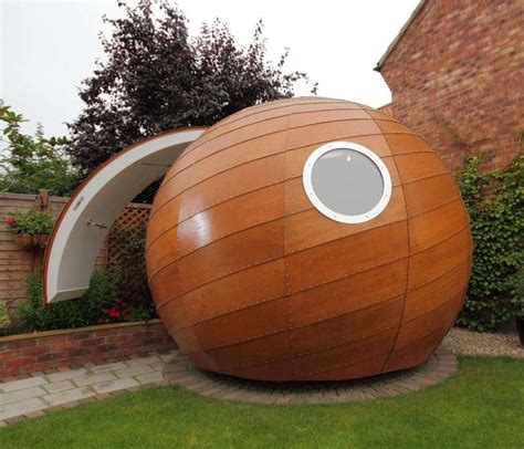 Spherical Eco Friendly Pod Is The Perfect Backyard Workplace