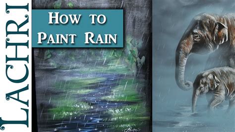 There are some paints that are specifically. How to paint rain and fog - Acrylic painting tips and