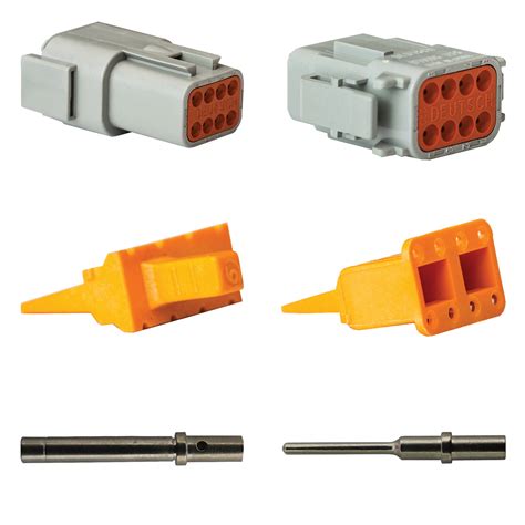 Deutsch Dtm Kit Complete 8 Way Kt Cables