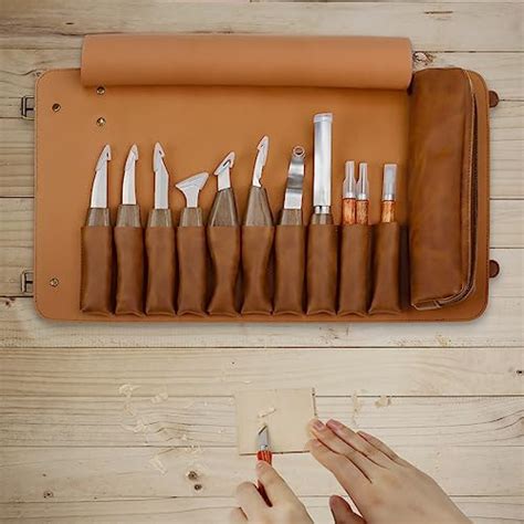 Tekchic Wood Carving Kit Deluxe Whittling Knife Wood Carving Knife Set