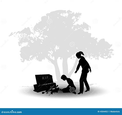 Grieving Loss Stock Illustrations 389 Grieving Loss Stock