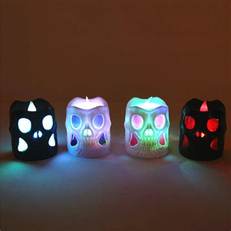 tealight candles led skull halloween candle for halloween holiday party light china led candle
