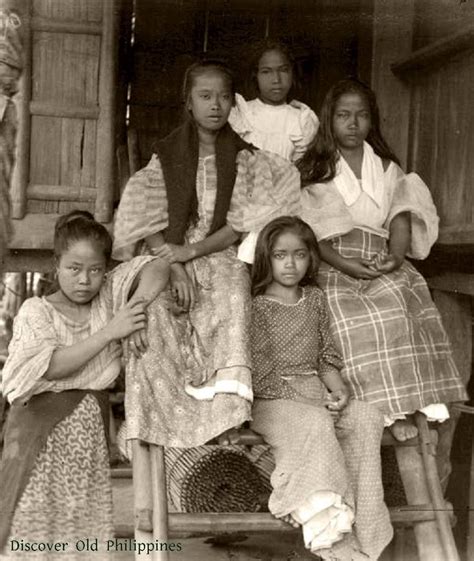 A Group Of Native Girls Philippines Image Publisher Keystone View