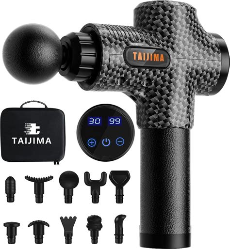 Taijima Massage Gun Percussion Muscle Massage Gun For Athletes Handheld Deep