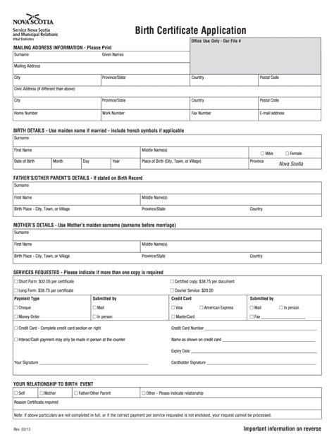 Replacement Birth Certificate Ontario Fill Out Sign Online DocHub