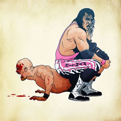 Art Depiction Of The Famous Match In Wrestling History That Changed