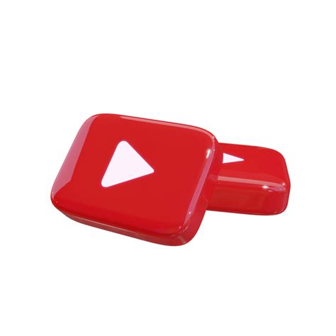 Glossy Youtube 3d Render Icon 9826627 Png