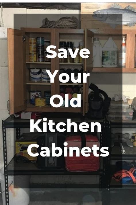 Recycling your kitchen cabinets starts with removal, which requires some care, and preferably not a sledgehammer. Repurposed Kitchen Cabinets DIY Project | Old kitchen ...