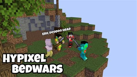 Minecraft Hypixel Bedwars Im A Doodoo Head Youtube