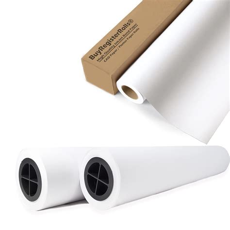 Buy Plotter Paper 4 Rolls 24” X 150 20lb Cad Paper Rolls 24 X 150