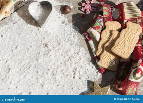 Christmas Food Background Seasonal Concept Stock Photo Image Of