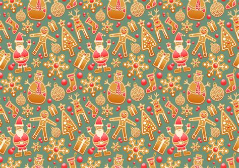 It is super easy to make dad giggle with these free printable funny father's day cards. Gift Wrapping Paper with Gingerbread Man and Santa Claus ...