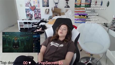 Pokimane Thicc Compilation Moans On Stream And Bites Her Lips No Nut November Try Not To Cum