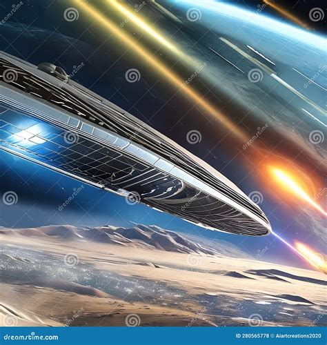 1803 Futuristic Space Travel A Futuristic And Sci Fi Inspired