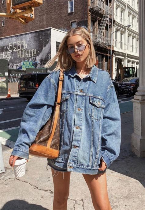 How To Style An Oversized Denim Jacket In 2024 — No Time For Style