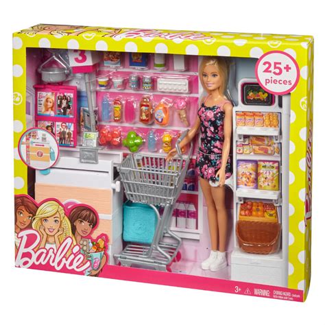 Barbie Supermarket Playset In 2021 Barbie Toys Barbie Dolls Barbie