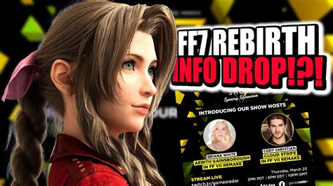 Omg Ff7 Rebirth News At Future Games Show Spring Showcase No Youtube