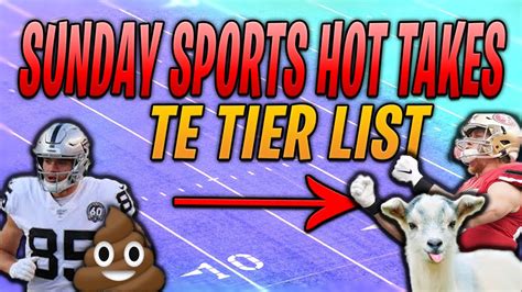 Ranking The Best Nfl Tight Ends Youtube