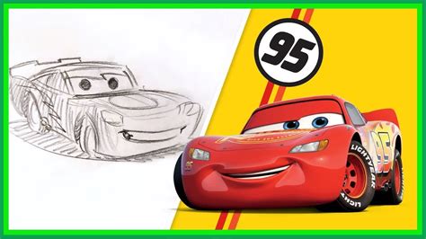 Cómo Dibujar Rayo Mcqueen De Los Coches Wiki Ùtil Dibuja Con Pixar