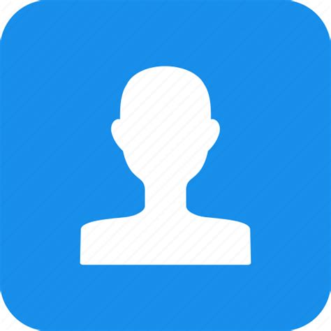 Account Avatar Blue Male Profile Square User Icon