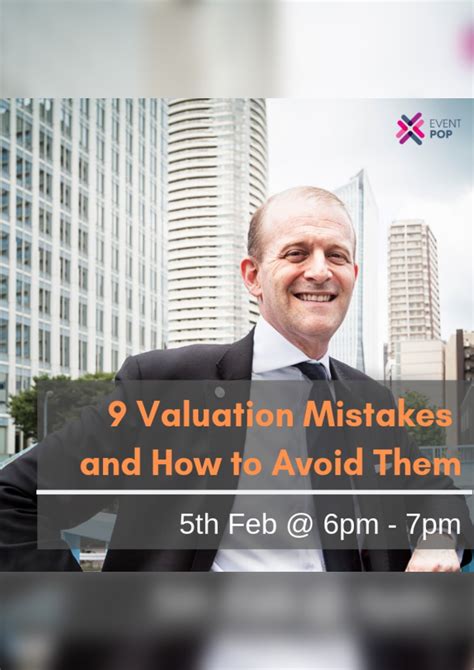 9 Valuation Mistakes And How To Avoid Them Eventpop Eventpop