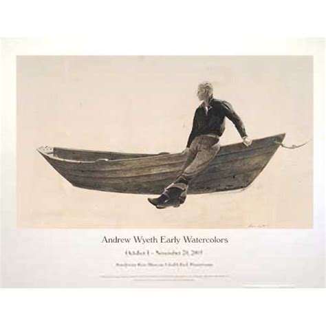 Young Fisherman And Dory Print Farnsworth Art Museum