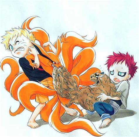 Naruto And Kurama And Gara And Shikaku Some Good Anime Comics