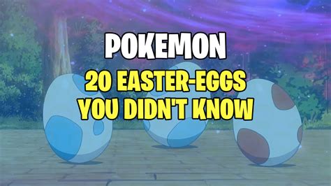Pokemon Games 20 Easter Eggs You Didnt Know About Release Gaming