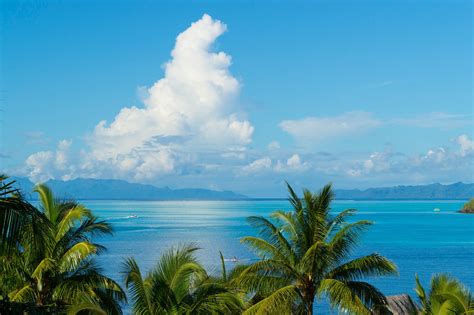 Landscape Clouds Tropical Palm Trees Wallpapers Hd Desktop And