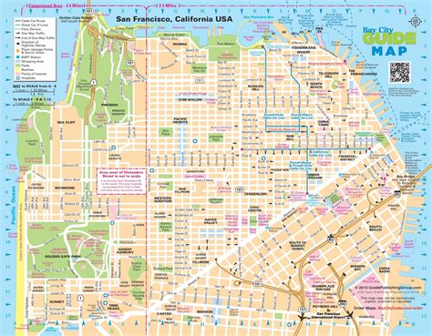 Map Of San Francisco Street Streets Roads And Highways Of San Francisco