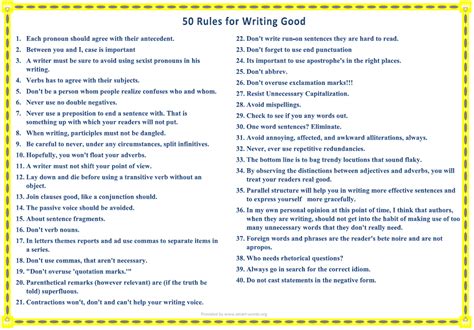 How To Write Good