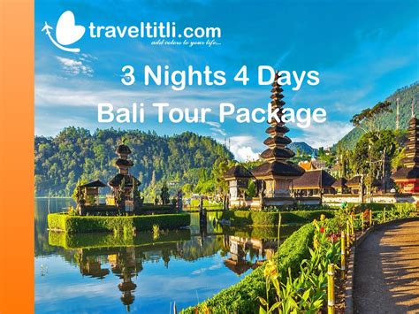 3 Nights Bali Tour Package Bali Honeymoon Package Travel Titli By