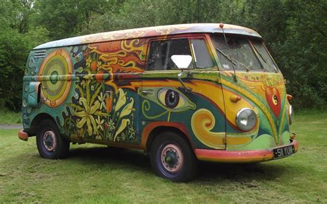 Hippie Van Under The Hammer Psychedelic Type 2 Vw Up For Auction Cars