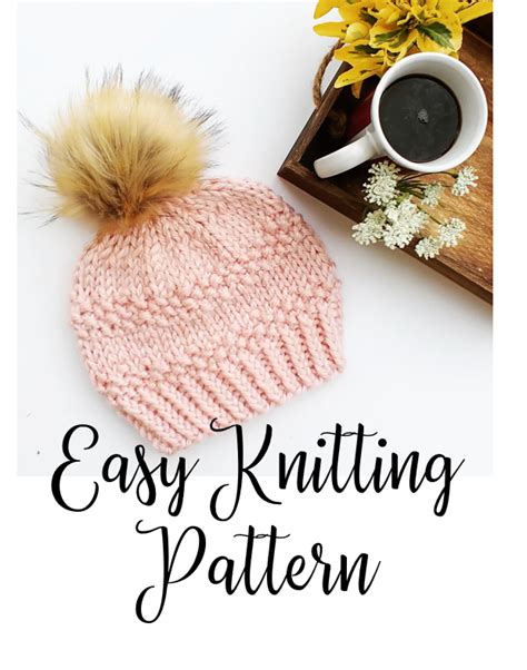 Knitting For Beginners Easy Knitting Loom Knitting Crochet Beanie