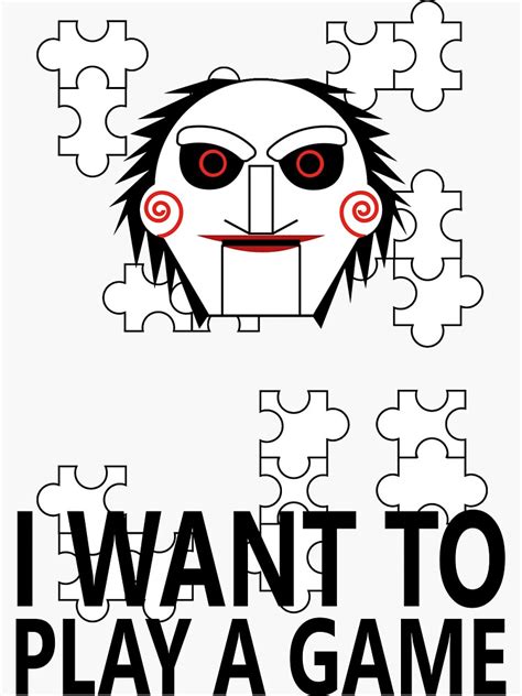 Saw Jigsaw Puppet Sticker For Sale By Bryandoc07 Redbubble