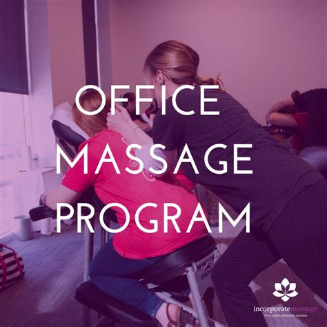 do you have an office massage program or are thinking about starting one we ll share helpful
