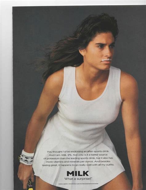 Sexy Gabriela Sabatini Got Milk Promo Print Ad Former Professional