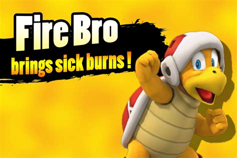 Fire Bro Super Smash Bros Wii U Mods