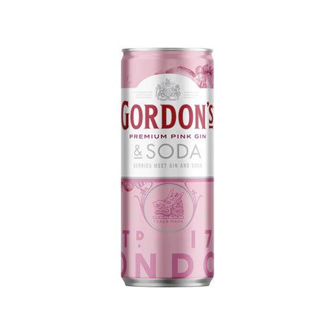 Gordons Premium Pink Gin And Soda Cans 275ml