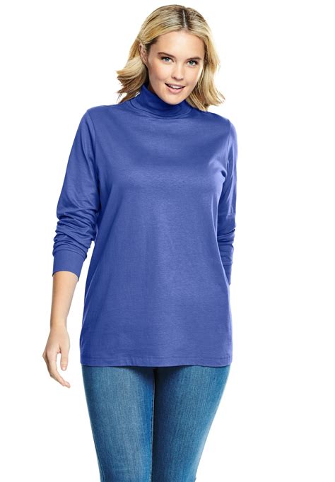 Woman Within Plus Size Perfect Long Sleeve Turtleneck Walmart Com