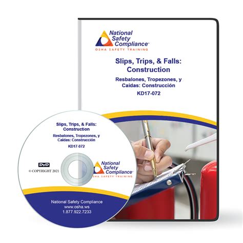 Slips Trips And Falls Construction Training Course Video Kit